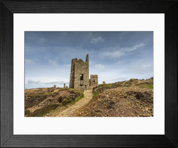 Framed Print : Wheal Coates tin mine, St Agnes, Cornwall, England, UK Framed Print : Wheal Coates tin mine, St Agnes, Cornwall, England, UK