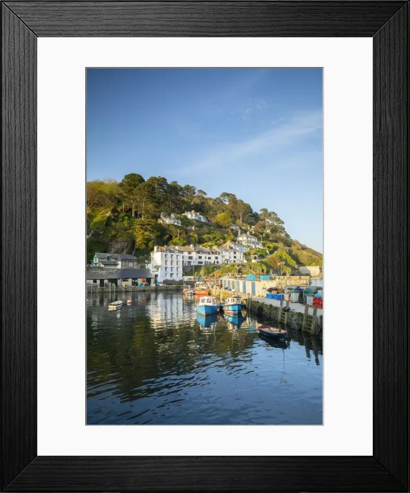 Framed Print : Polperro Harbour, Cornwall, England, UK
