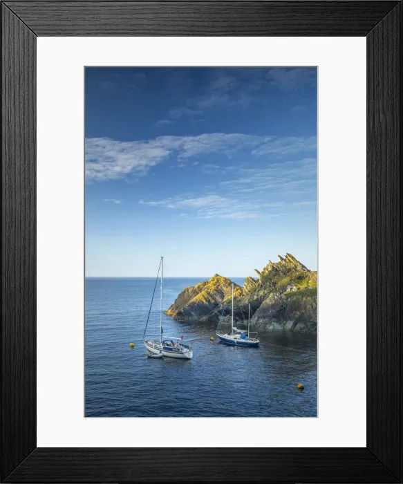 Framed Print : Polperro Harbour, Cornwall, England, UK Framed Print : Polperro Harbour, Cornwall, England, UK