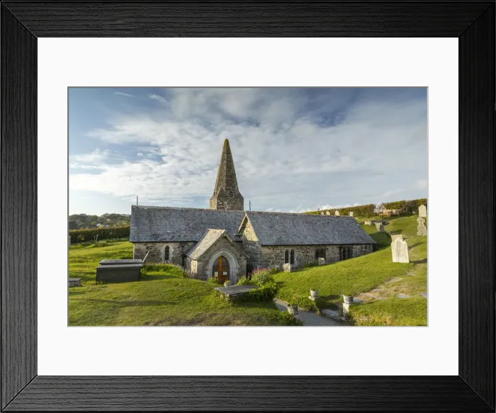 Framed Print : St Enodoc Church, Trebetherick, Cornwall, England, UK Framed Print : St Enodoc Church, Trebetherick, Cornwall, England, UK