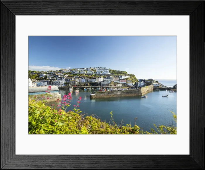 Framed Print : Mevagissey harbour, Cornwall, England, UK Framed Print : Mevagissey harbour, Cornwall, England, UK