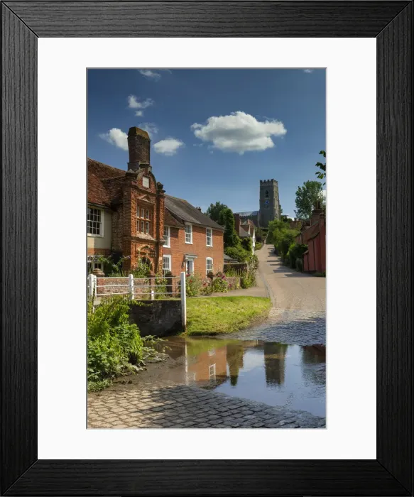 Framed Print : Reflections in Kersey Ford, Suffolk, England Suffolk, England Framed Print : Reflections in Kersey Ford, Suffolk, England Suffolk, England
