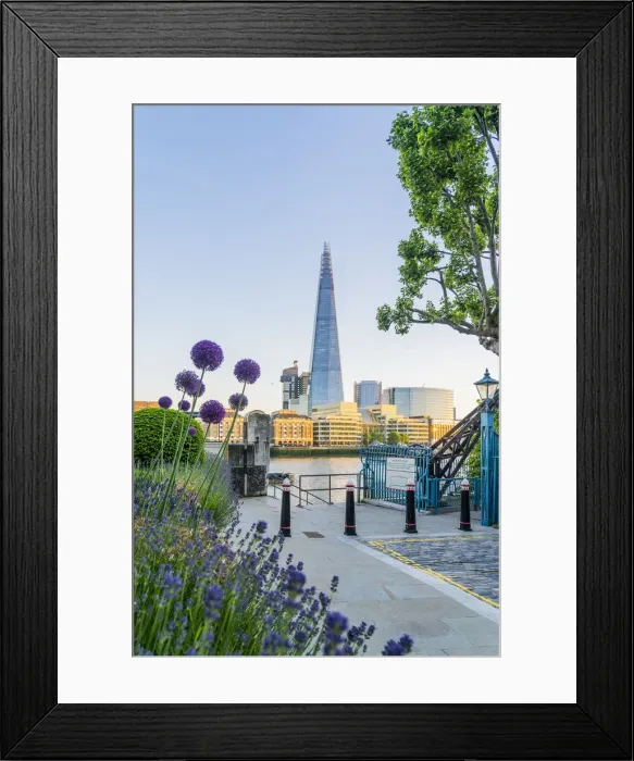 Framed Print : The Shard and River Thames, City of London, London, England, UK Framed Print : The Shard and River Thames, City of London, London, England, UK