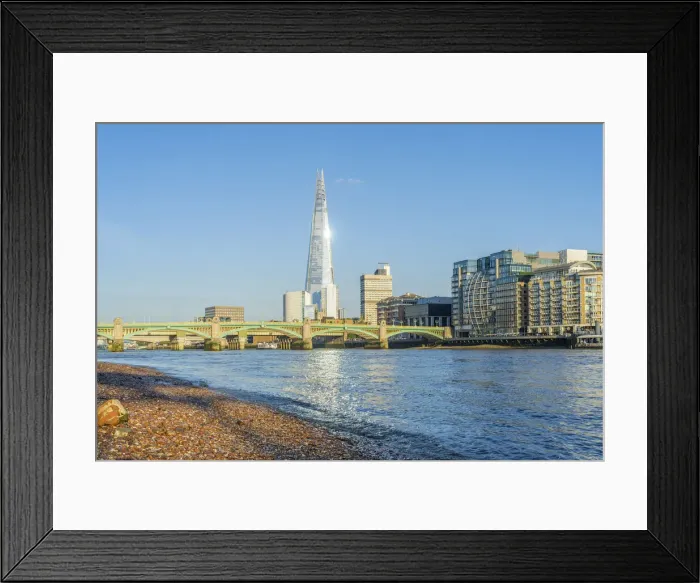 Framed Print : The Shard and River Thames cityscape, City of London, London, England, UK Framed Print : The Shard and River Thames cityscape, City of London, London, England, UK