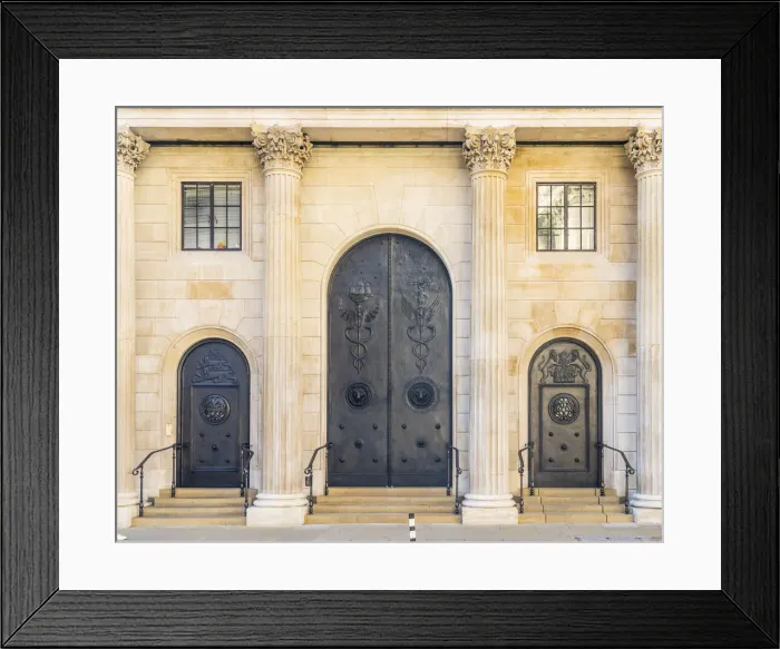 Framed Print : Doors on the Bank of England building, City of London, London, England, UK Framed Print : Doors on the Bank of England building, City of London, London, England, UK