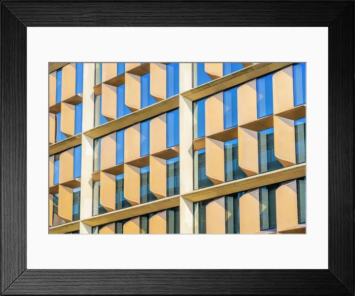 Framed Print : Windows, Bloomberg Office, City of London, London, England, UK Framed Print : Windows, Bloomberg Office, City of London, London, England, UK