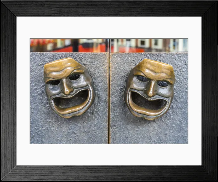 Framed Print : Door handels at The Sondheim Theatre, previously known as Queens theatre, Soho, London Framed Print : Door handels at The Sondheim Theatre, previously known as Queens theatre, Soho, London