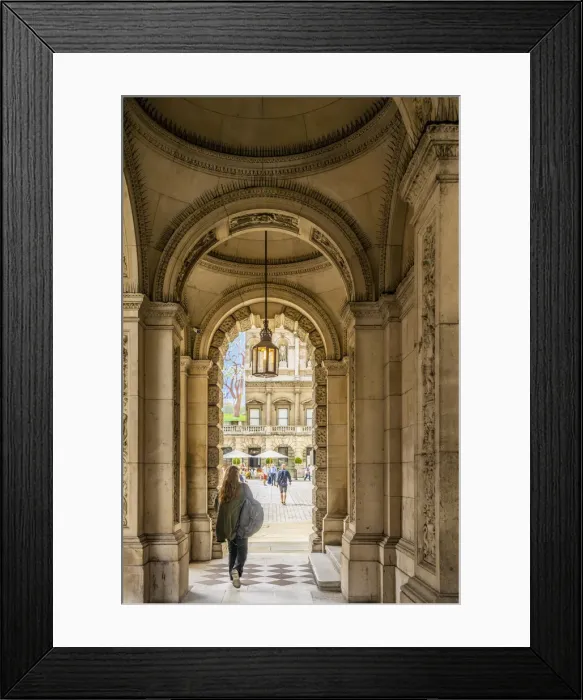 Framed Print : The Royal Academy of Arts, Burlington House, Mayfair, London, England, UK