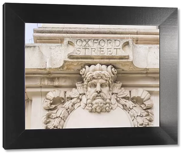 Oxford Street signage, London, England, Uk