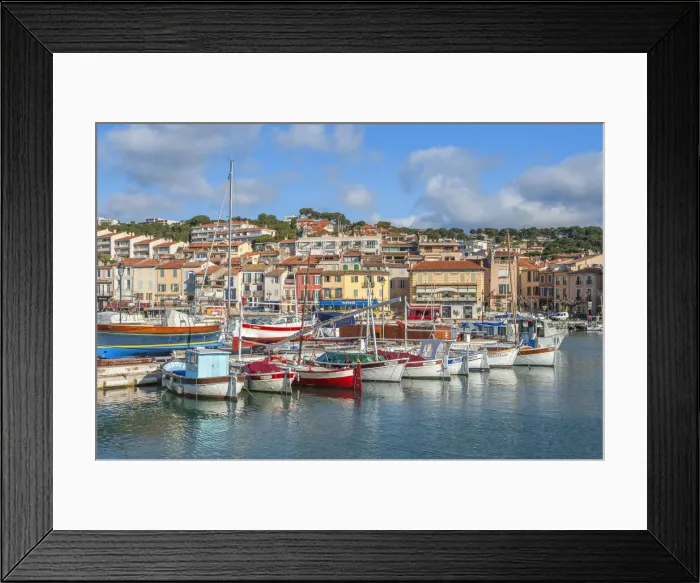 Framed Print : Harbor of Cassis, Bouches-du-Rhone, Provence-Alpes-Cote d'Azur, France Framed Print : Harbor of Cassis, Bouches-du-Rhone, Provence-Alpes-Cote d'Azur, France