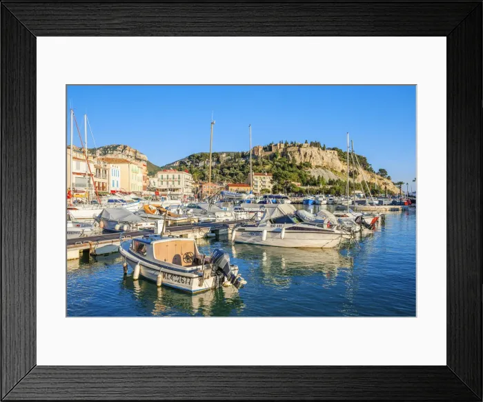 Framed Print : Harbor of Cassis, Bouches-du-Rhone, Provence-Alpes-Cote d'Azur, France Framed Print : Harbor of Cassis, Bouches-du-Rhone, Provence-Alpes-Cote d'Azur, France