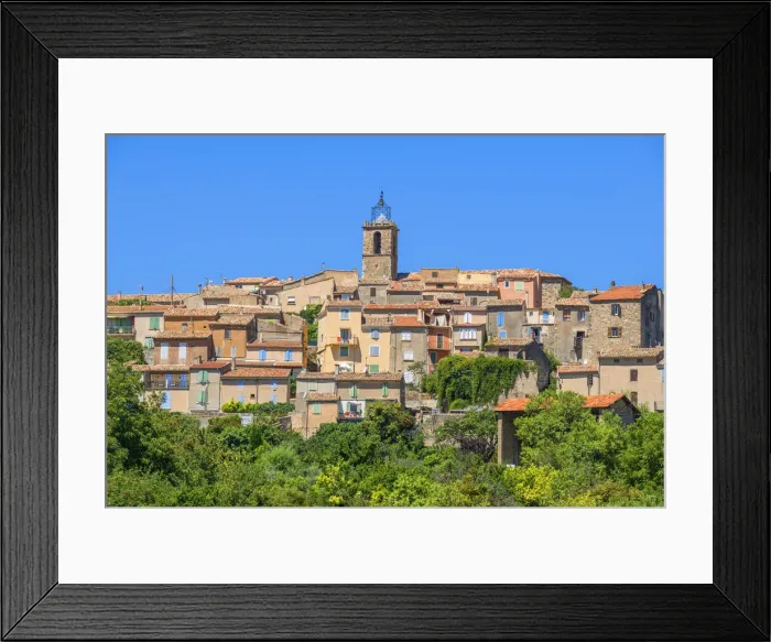Framed Print : View at Puimoisson, Provence-Alpes-Cote d'Azur, France Framed Print : View at Puimoisson, Provence-Alpes-Cote d'Azur, France