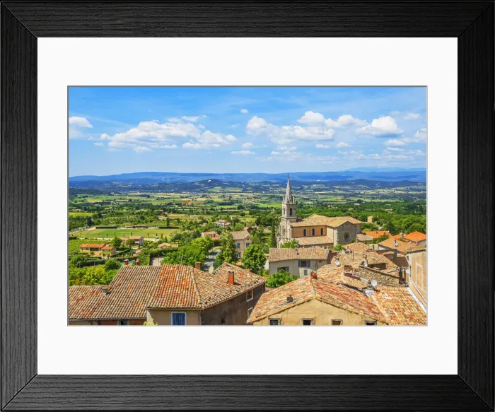 Framed Print : Village of Bonnieux with Luberon valley and Mont Ventoux, Luberon, Vaucluse, Provence Alpes Cote d'Azur, France, Europe Framed Print : Village of Bonnieux with Luberon valley and Mont Ventoux, Luberon, Vaucluse, Provence Alpes Cote d'Azur, France, Europe