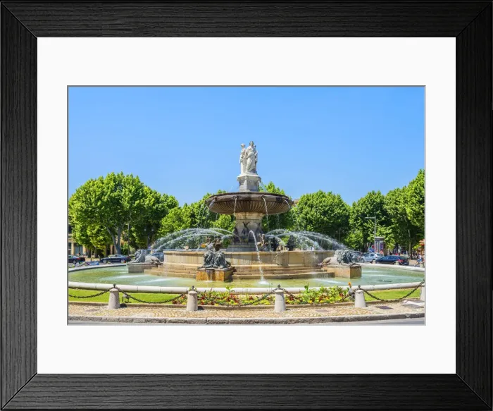 Framed Print : Fountain at Place de la Rotonde, Aix-en-Provence, Provence-Alpes-Cote d'Azur, France Framed Print : Fountain at Place de la Rotonde, Aix-en-Provence, Provence-Alpes-Cote d'Azur, France