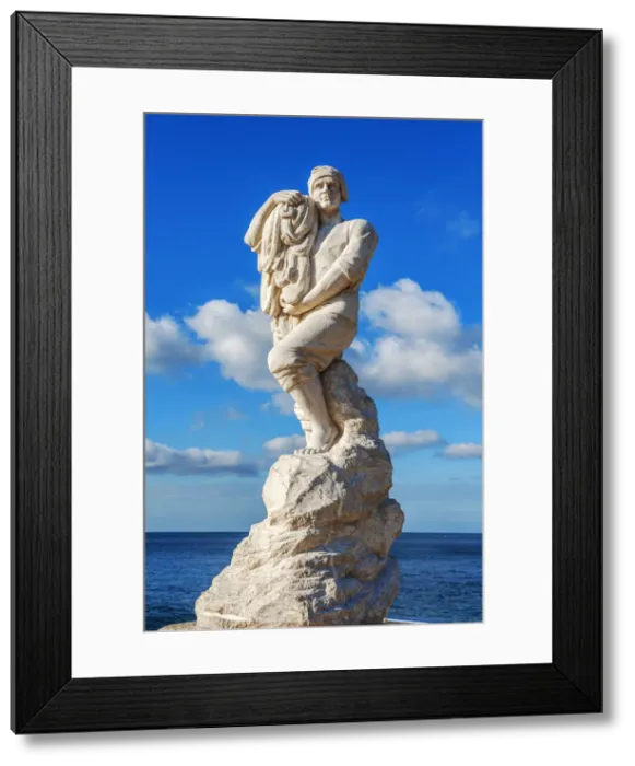Framed Print : Statue de Calendal, Cassis, Bouches-du-Rhone, Provence-Alpes-Cote d'Azur, France Framed Print : Statue de Calendal, Cassis, Bouches-du-Rhone, Provence-Alpes-Cote d'Azur, France