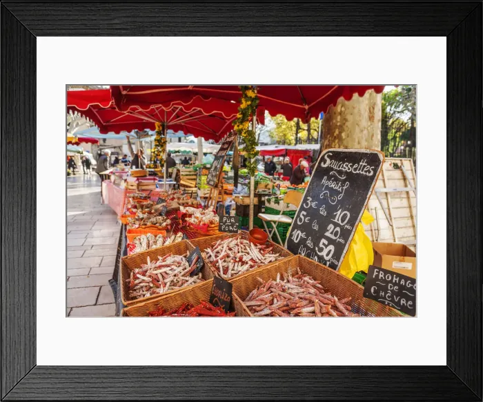 Framed Print : Market at Cassis, Bouches-du-Rhone, Provence-Alpes-Cote d'Azur, France Framed Print : Market at Cassis, Bouches-du-Rhone, Provence-Alpes-Cote d'Azur, France