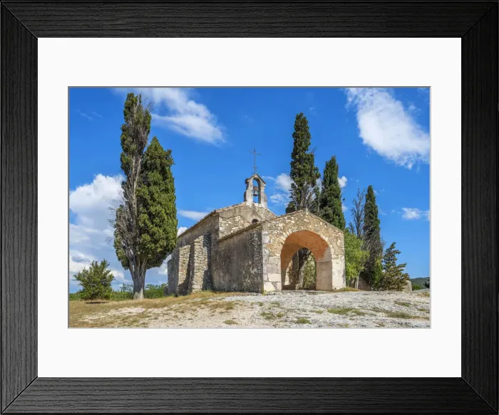Framed Print : Chapel Sainte Sixte at Eygalieres, Les Alpilles, Bouches du Rhone, Provence Cote d'Azur, France, Europe Framed Print : Chapel Sainte Sixte at Eygalieres, Les Alpilles, Bouches du Rhone, Provence Cote d'Azur, France, Europe