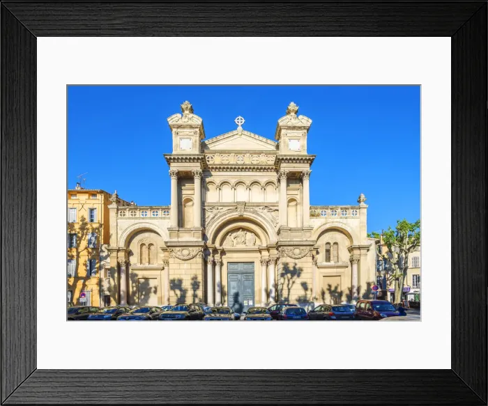 Framed Print : Church La Madeleine, Aix-en-Provence, Provence-Alpes-Cote d'Azur, France Framed Print : Church La Madeleine, Aix-en-Provence, Provence-Alpes-Cote d'Azur, France