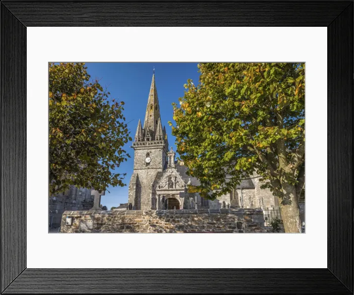 Framed Print : Saint-Herve church in the village of Lanhouarneau, Cotes-d Armor, Brittany Framed Print : Saint-Herve church in the village of Lanhouarneau, Cotes-d Armor, Brittany