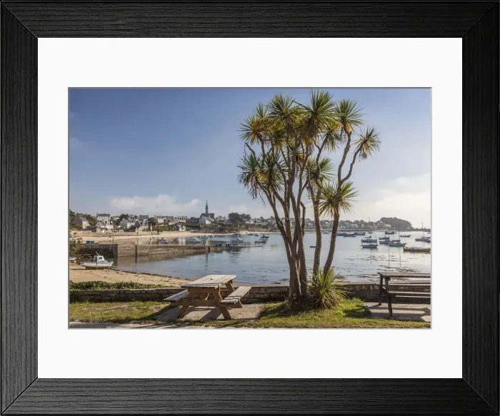 Framed Print : Port of the Ile de Batz, Finistere, Brittany, France Framed Print : Port of the Ile de Batz, Finistere, Brittany, France