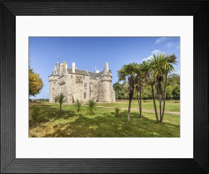 Framed Print : Chateau Kerouzere near Sibiril, Finistere, Brittany, France Framed Print : Chateau Kerouzere near Sibiril, Finistere, Brittany, France