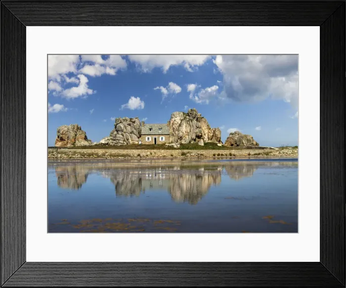 Framed Print : Castel Meur (La Maison du Gouffre) in Plougrescant, Cotes-d`Armor, Brittany, France Framed Print : Castel Meur (La Maison du Gouffre) in Plougrescant, Cotes-d`Armor, Brittany, France