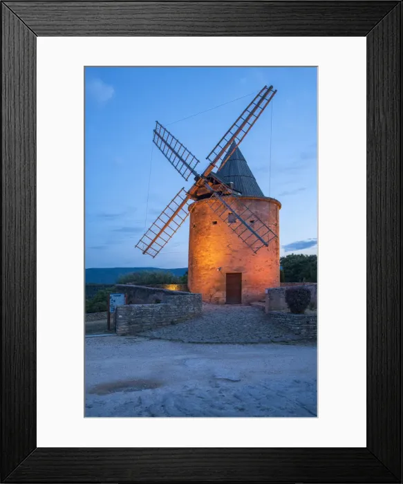 Framed Print : France; Provence; Provence-Alpes-Cote d Azur; Vaucluse; Villars; moulin Framed Print : France; Provence; Provence-Alpes-Cote d Azur; Vaucluse; Villars; moulin