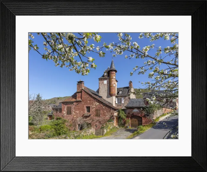 Framed Print : Castel de Maussac in the spring, Collonges-la-Rouge, Correze, Nouvelle-Aquitaine, France Framed Print : Castel de Maussac in the spring, Collonges-la-Rouge, Correze, Nouvelle-Aquitaine, France