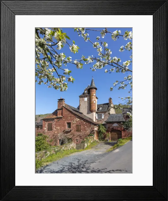 Framed Print : Castel de Maussac in the spring, Collonges-la-Rouge, Correze, Nouvelle-Aquitaine, France Framed Print : Castel de Maussac in the spring, Collonges-la-Rouge, Correze, Nouvelle-Aquitaine, France