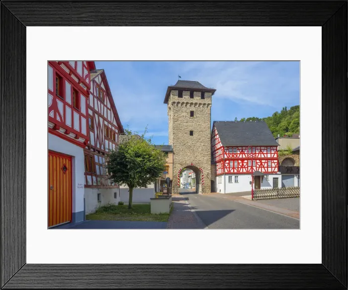 Framed Print : Torturm at Dausenau, Lahn valley, Rhineland-Palatinate, Germany Framed Print : Torturm at Dausenau, Lahn valley, Rhineland-Palatinate, Germany