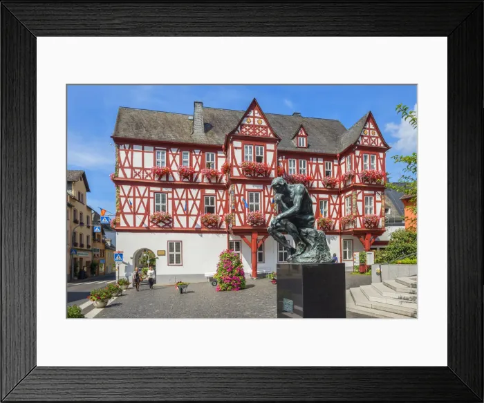 Framed Print : City hall of Nassau, Lahn valley, Rhineland-Palatinate, Germany Framed Print : City hall of Nassau, Lahn valley, Rhineland-Palatinate, Germany
