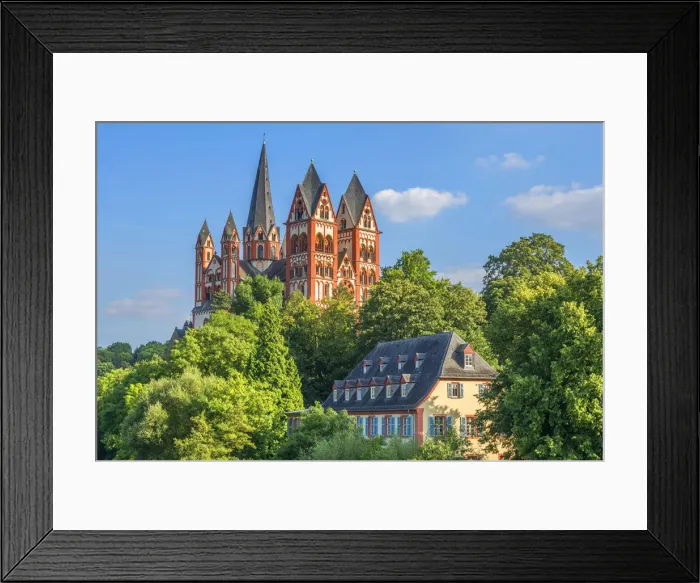 Framed Print : Limburg Dome, Limburg, Lahn valley, Hesse, Germany