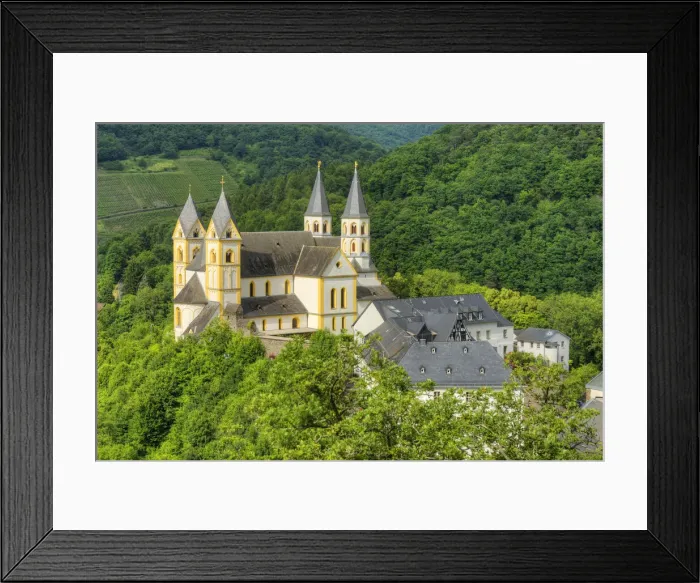 Framed Print : Arnstein Monastry, Lahn valley, Obernhof, Rhineland-Palatinate, Germany Framed Print : Arnstein Monastry, Lahn valley, Obernhof, Rhineland-Palatinate, Germany