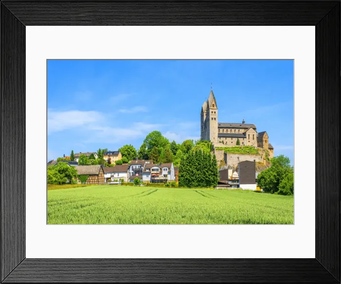 Framed Print : St. Laurentius church, Dietkirchen, Limburg, Lahn, Hesse, Germany, Europe Framed Print : St. Laurentius church, Dietkirchen, Limburg, Lahn, Hesse, Germany, Europe
