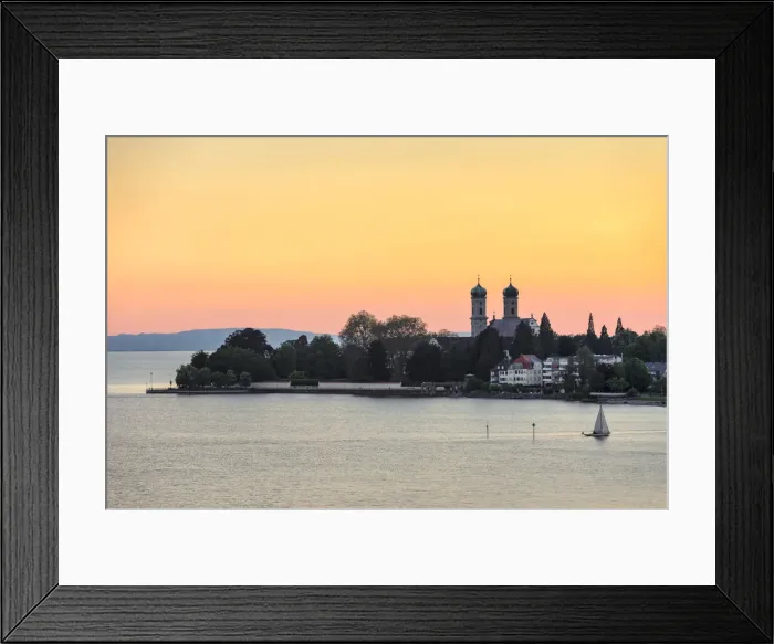 Framed Print : Schlosskirche at sunset, Friedrichshafen, Lake Constance, Baden-Wuerttemberg, Germany Framed Print : Schlosskirche at sunset, Friedrichshafen, Lake Constance, Baden-Wuerttemberg, Germany