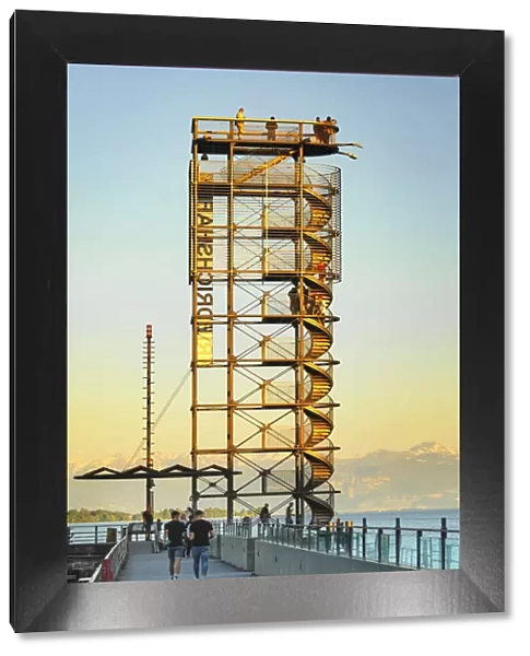 Moleturm Tower, Friedrichshafen, Lake Constance, Baden-Wuerttemberg, Germany