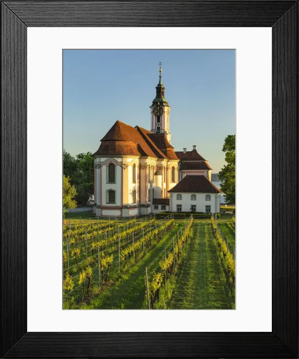Framed Print : Pilgrimage church Birnau near Birnau, Unteruhldingen, Lake Constance, Upper Swabia, Baden Wurttemberg, Germany Framed Print : Pilgrimage church Birnau near Birnau, Unteruhldingen, Lake Constance, Upper Swabia, Baden Wurttemberg, Germany