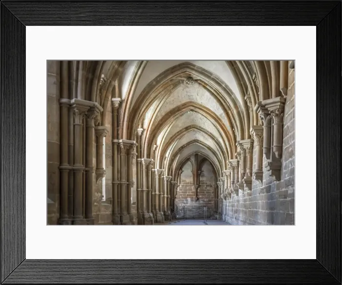 Framed Print : Cloister of Maulbronn Monastery, Baden-Wurttemberg, Germany Framed Print : Cloister of Maulbronn Monastery, Baden-Wurttemberg, Germany
