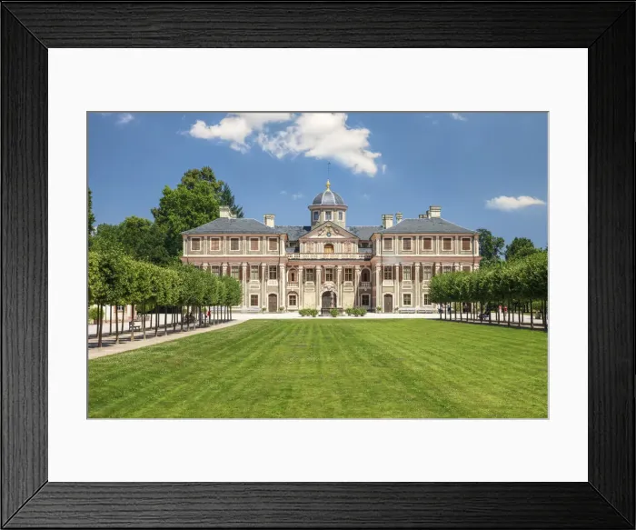 Framed Print : Favorite castle (front view) near Rastatt, Baden Wurttemberg, Baden-Wurttemberg, Germany Framed Print : Favorite castle (front view) near Rastatt, Baden Wurttemberg, Baden-Wurttemberg, Germany