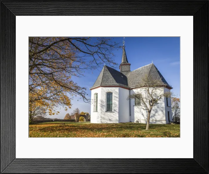 Framed Print : Kreuzkapelle above Bad Camberg, Hesse, Germany