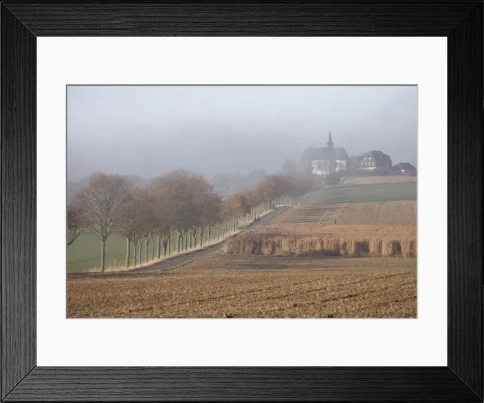 Framed Print : Alley of trees to the Kreuzkapelle above Bad Camberg, Hesse, Germany Framed Print : Alley of trees to the Kreuzkapelle above Bad Camberg, Hesse, Germany