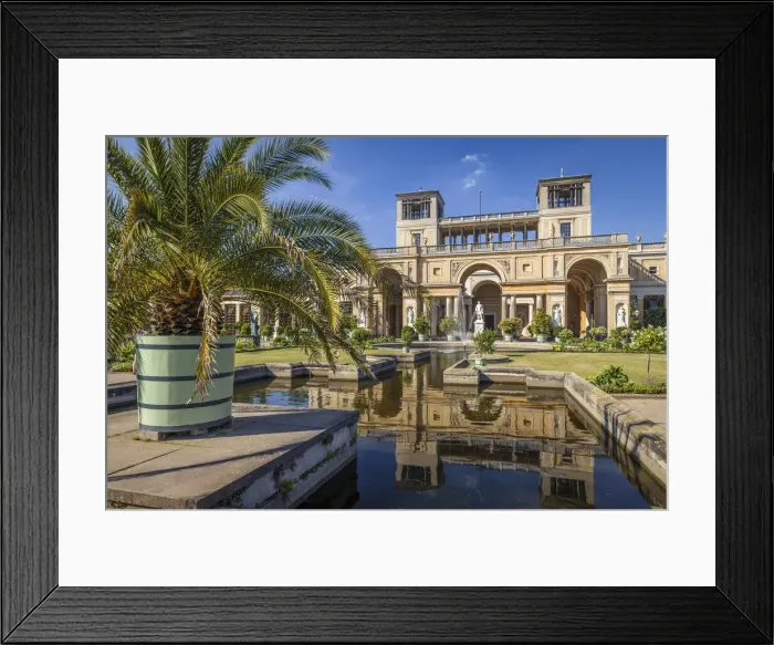 Framed Print : Orangery Palace in Sanssouci Park, Potsdam, Brandenburg, Germany Framed Print : Orangery Palace in Sanssouci Park, Potsdam, Brandenburg, Germany