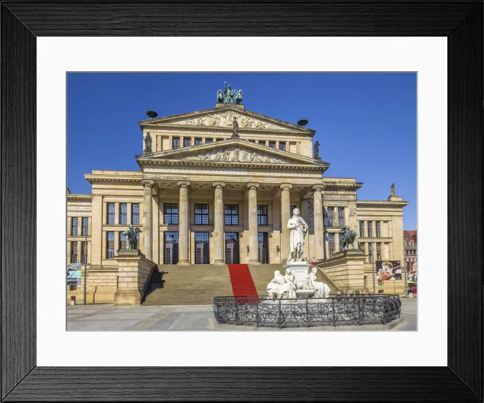 Framed Print : Berlin Concert Hall on Gendarmenmarkt, Berlin, Germany Framed Print : Berlin Concert Hall on Gendarmenmarkt, Berlin, Germany