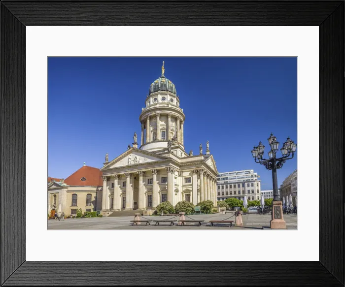 Framed Print : French Cathedral on Gendarmenmarkt, Berlin, Germany Framed Print : French Cathedral on Gendarmenmarkt, Berlin, Germany