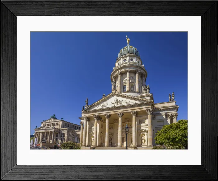 Framed Print : French Cathedral on Gendarmenmarkt, Berlin, Germany Framed Print : French Cathedral on Gendarmenmarkt, Berlin, Germany