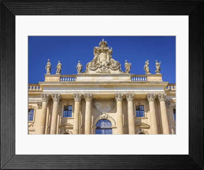 Framed Print : Portal of the Humboldt University, Berlin, Germany Framed Print : Portal of the Humboldt University, Berlin, Germany