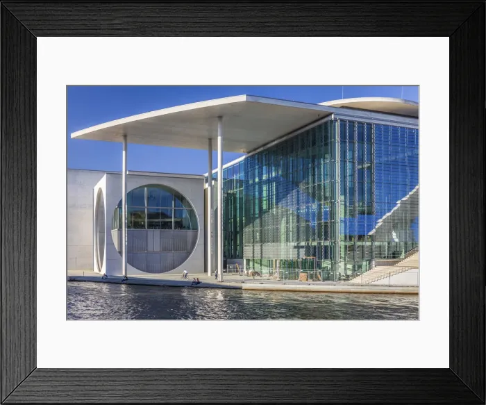 Framed Print : Federal Chancellery on the Spree, Berlin, Germany Framed Print : Federal Chancellery on the Spree, Berlin, Germany