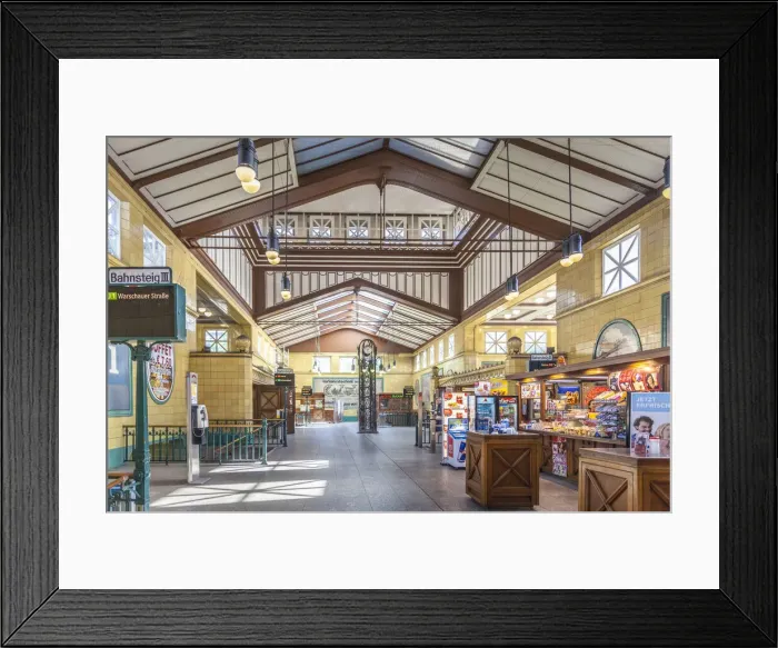 Framed Print : Historic S-Bahn station Wittenberger Platz, Berlin, Germany Framed Print : Historic S-Bahn station Wittenberger Platz, Berlin, Germany