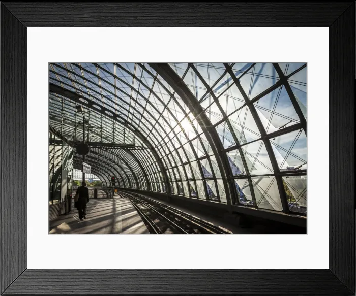 Framed Print : Glass dome of Berlin Central Station, Berlin, Germany Framed Print : Glass dome of Berlin Central Station, Berlin, Germany