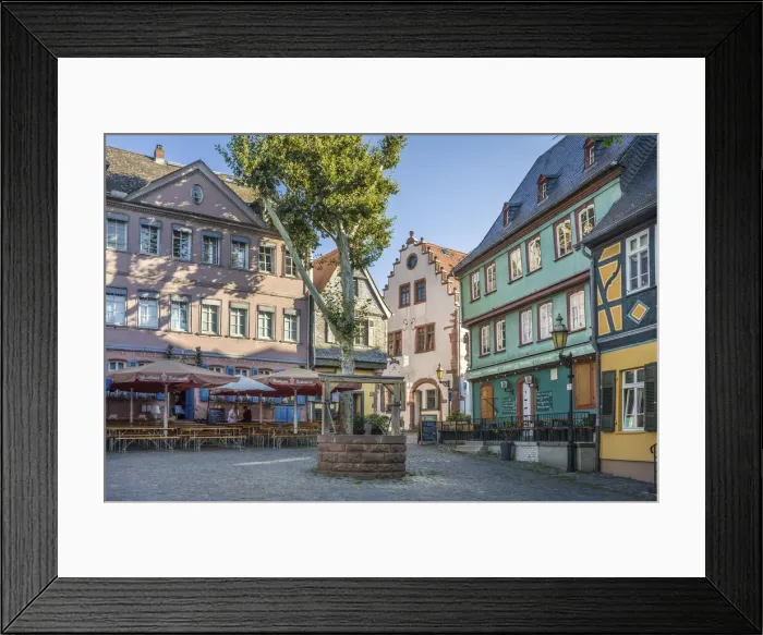 Framed Print : Hochst Castle Square, Frankfurt, Hesse, Germany Framed Print : Hochst Castle Square, Frankfurt, Hesse, Germany